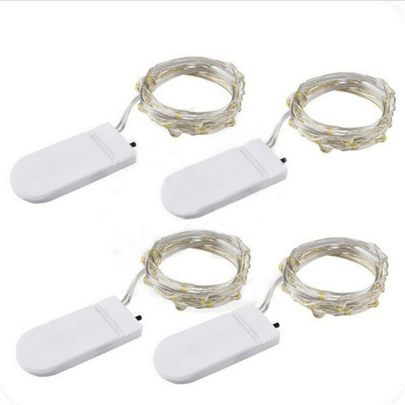 纽扣电池防水户外浪漫风串灯