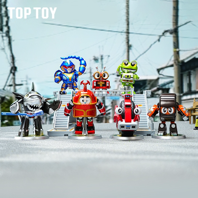TOPTOYBNFQ铁甲小宝盲盒第二弹卡布达鲨鱼辣椒童年玩具毕业礼物