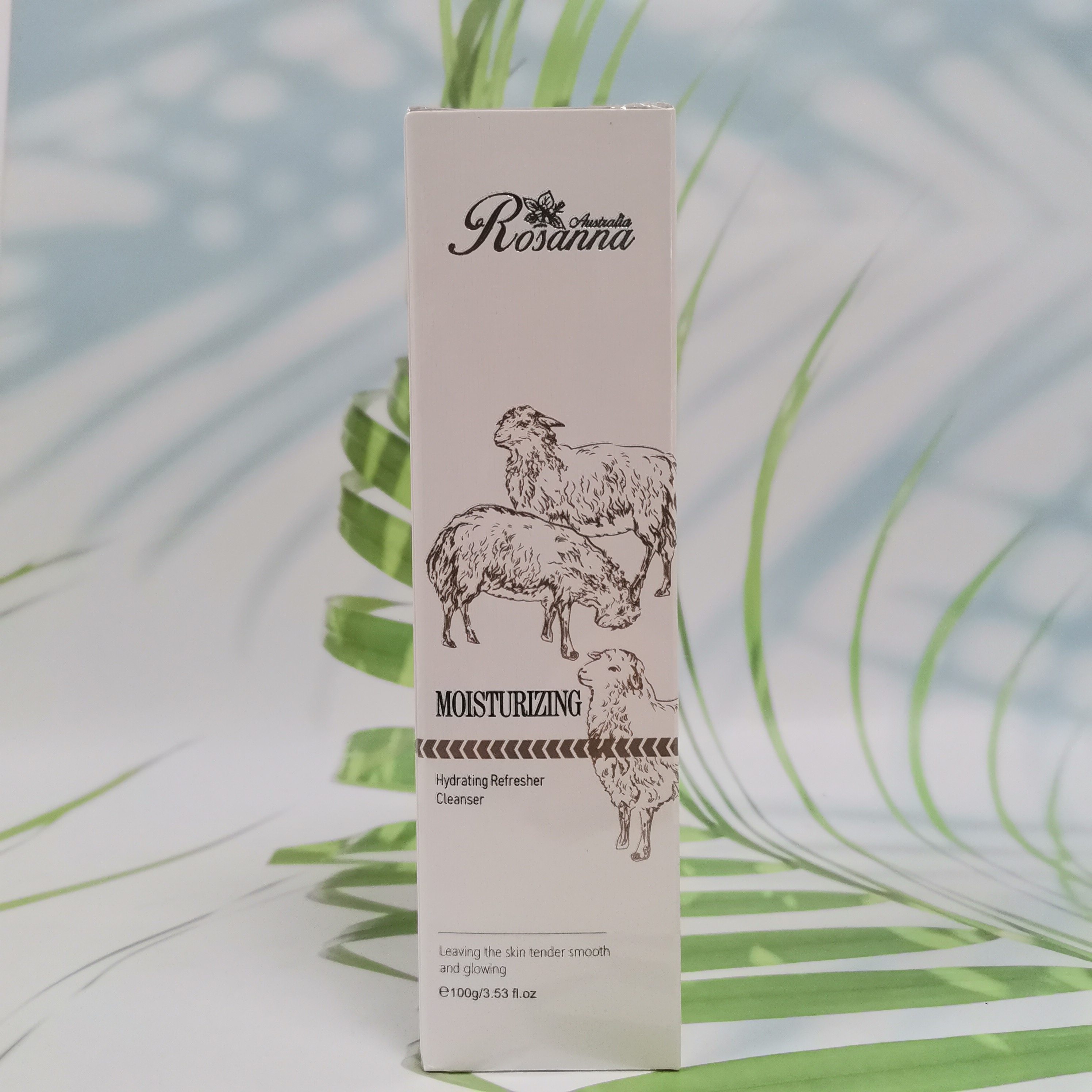 诺珊娜清润补水保湿洁面乳100g干性肤质控油深层清洁洗面奶正品