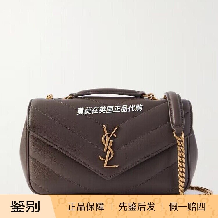 英国代购YSL圣罗兰 9折新款时尚 徽标logo Loulou绗缝皮革单肩包
