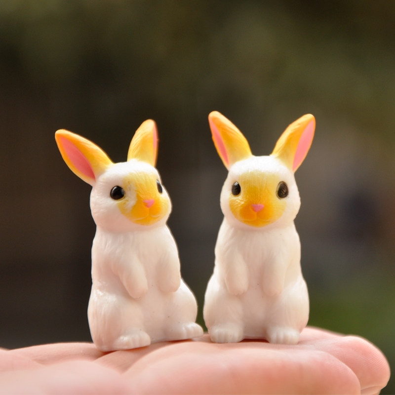 外版散货白兔先生玩偶摆件多肉花盆栽微景观装饰品黄耳朵兔子盲盒,模玩/动漫/周边/娃圈三坑/桌游,潮玩盲盒,淘宝优惠券,粉丝福利购,淘宝优惠卷