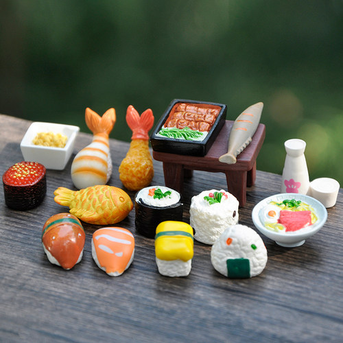 水云左边小摆件日式美食现货