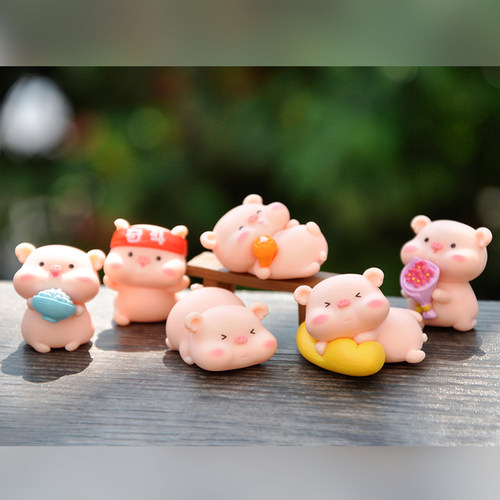 水云左边小摆件奋斗小猪现货