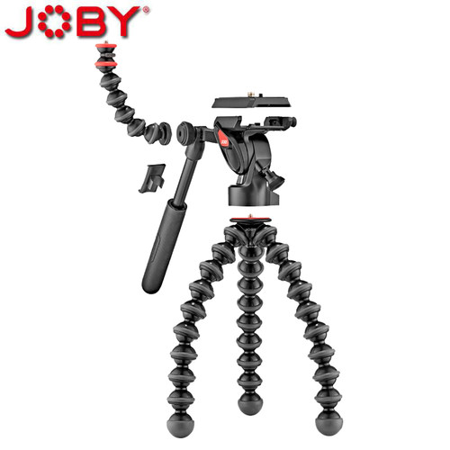 JOBY宙比JB01561-BWW 5K微单反摄影相机三脚架含液压云台套装