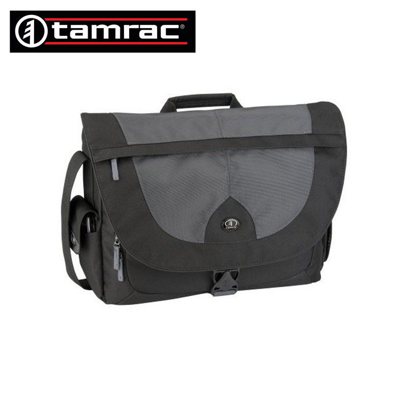Tamrac 天域 1713 公文包款17英寸电脑包单肩包摄影包（黑/灰色）