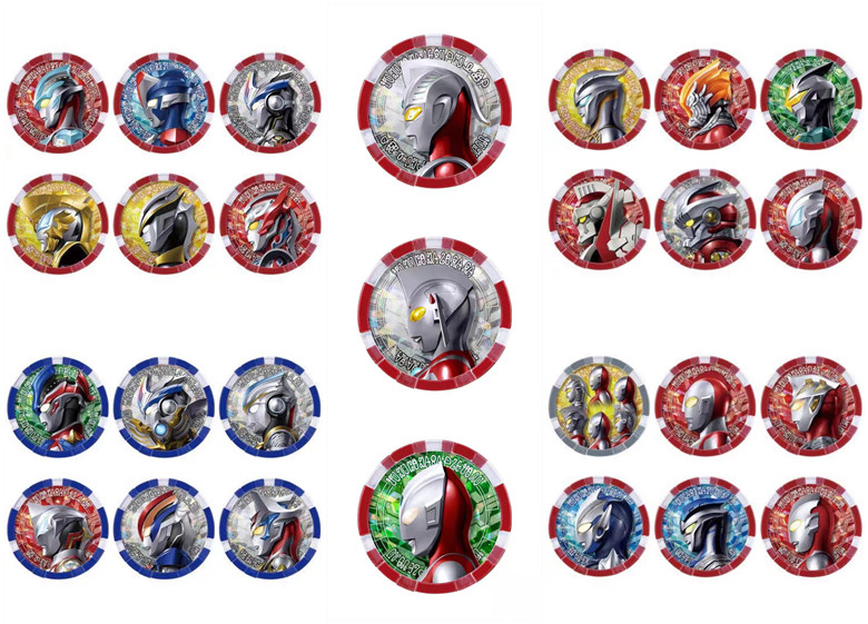 万代泽塔变身器联动勋章 日文声效 诺亚 令迦 奥特之母 捷德 赛罗