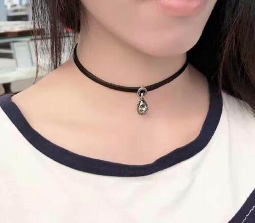 原宿水滴项圈复古脖子链包邮