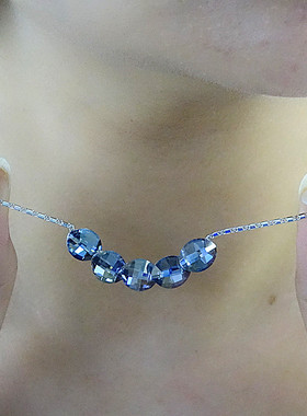 璀璨水晶短款韩版挂件新光饰品