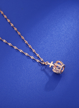 欧美新款项链女森系精致镂空灵动