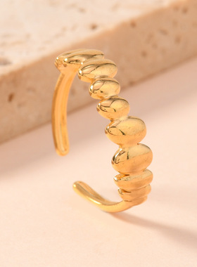 朋克风不锈钢獠牙钛钢戒指