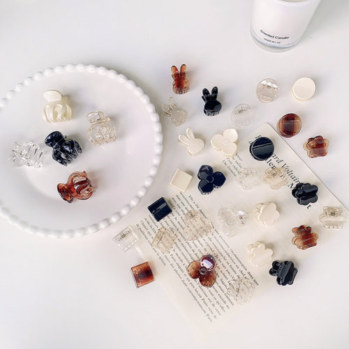 柏菲雅PC料迷你可爱花朵儿童发抓