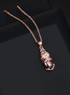 时尚钛钢项链女款6344