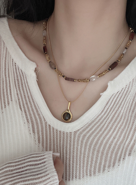 十里间一条直接戴到冬天项链