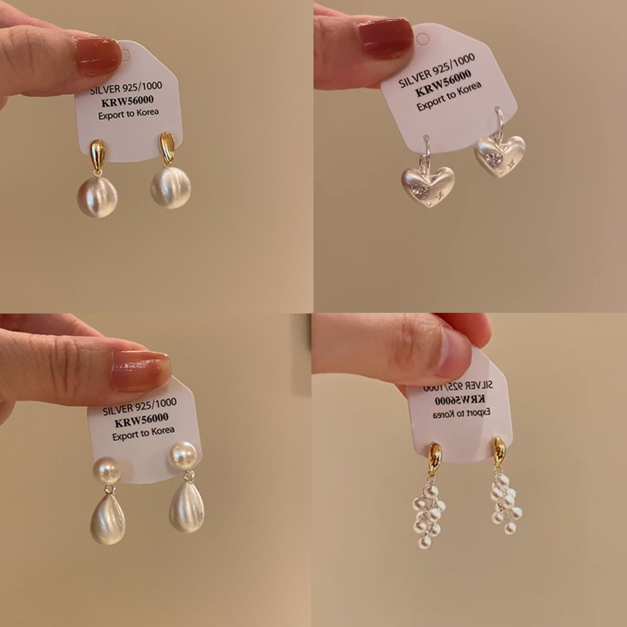 小众气质磨砂拉丝金属耳钉韩系简约新款爆款金色耳饰耳环轻奢高级