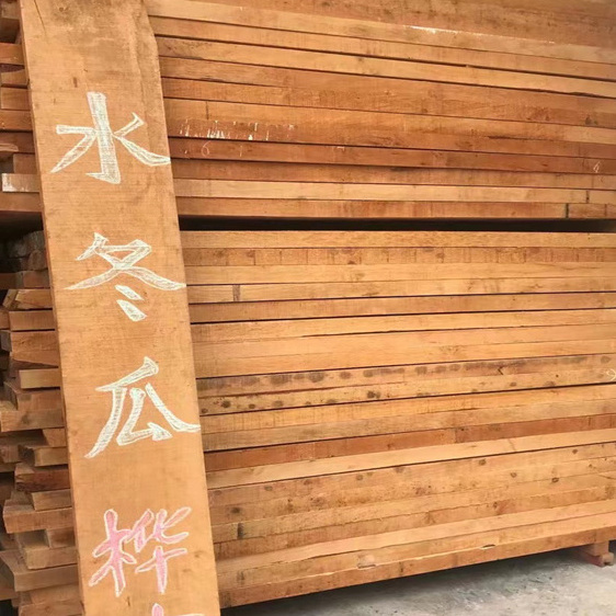 水冬瓜木材便宜板纯实木毛料