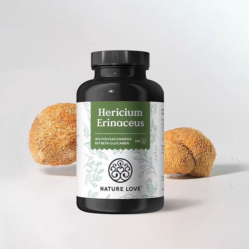 德国NatureLove进口猴头菇胶囊高含量营养胃黏膜调理