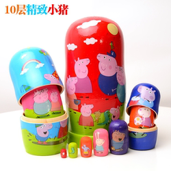 10层俄罗斯套娃电影版特级椴木制造六一礼物益智玩具工艺品摆件