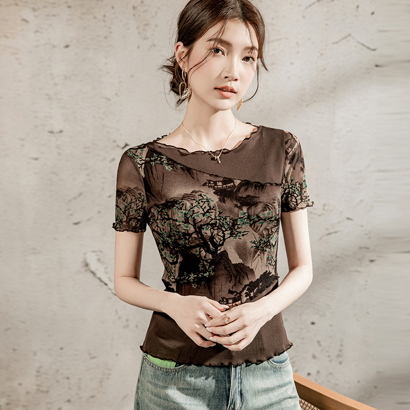 舞蹈服裝夏季新款時尚印花