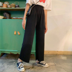 New women's high waist loose and thin casual pants