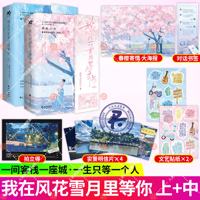 正版书籍 我在风花雪月里等你大坦克科比杨思思 上关花 下关风 苍山雪 洱海月 一座客栈 一座城 一生只等一个人我在风花雪月里等你