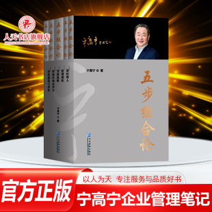 选经理人 组建团队 非限量珍藏版 五步组合论宁高宁著全套5册 价值创造与评价 宁高宁企业管理笔记 形成市场竞争力 正版 发展战略