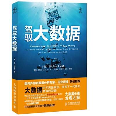 正版书籍 驾驭大数据:finding opportunities in huge data stream人民邮电出版社计算机与网络数据处理青年人天书店畅销书排行榜