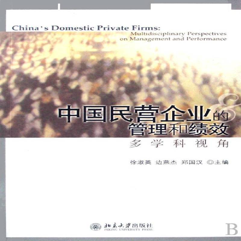 正版书籍 中国民营企业的管理和绩效:多学科视角徐淑英北京大学出版社经济私营企业企业管理研究中国 人天书店畅销书排行榜