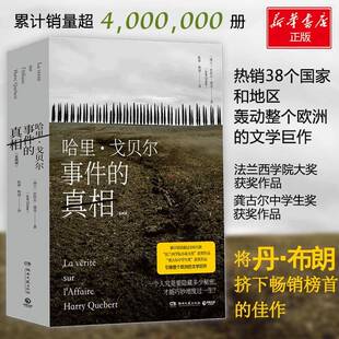 正版书籍 哈里·戈贝尔事件的(全2册)若埃尔·迪克湖南文艺出版社小说 人天书店畅销书排行榜