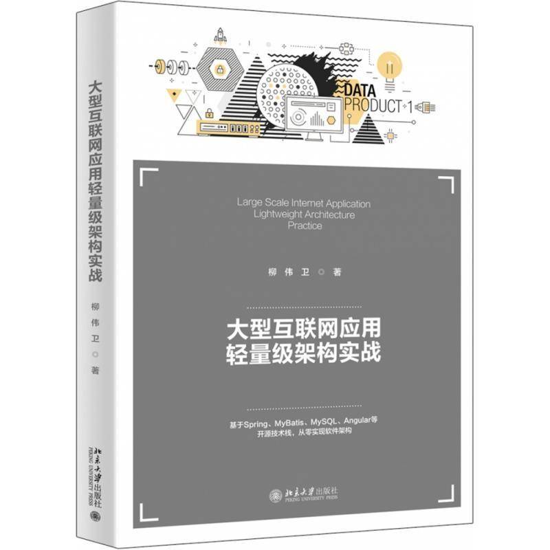 正版书籍 大型互联网应用轻量级架构实战柳伟卫北京大学出版社计算机与网络  人天书店畅销书排行榜