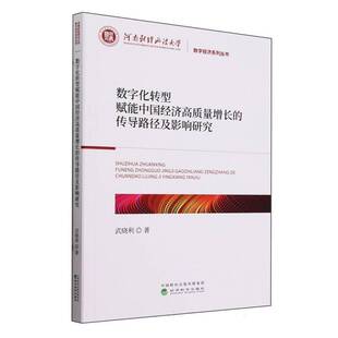 社经济 正版 传导路径及影响研究武晓利经济科学出版 数字化转型赋能中国经济高质量增长 人天书店畅销书排行榜 书籍