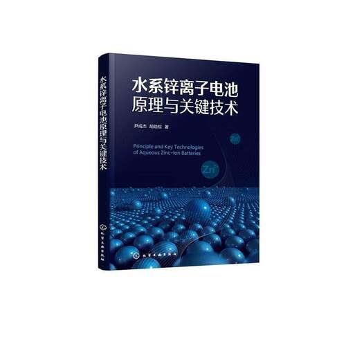 正版书籍 水系锌离子电池原理与关键技术尹成杰化学工业出版社图书  人天书店畅销书排行榜