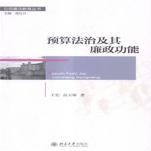 正版书籍 预算法治及其廉能王宏北京大学出版社法律预算法研究中国 人天书店畅销书排行榜