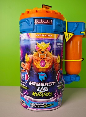 MrBeast Lab火焰豹Fire Panther试验舱科学怪人宝藏儿童盲盒玩具