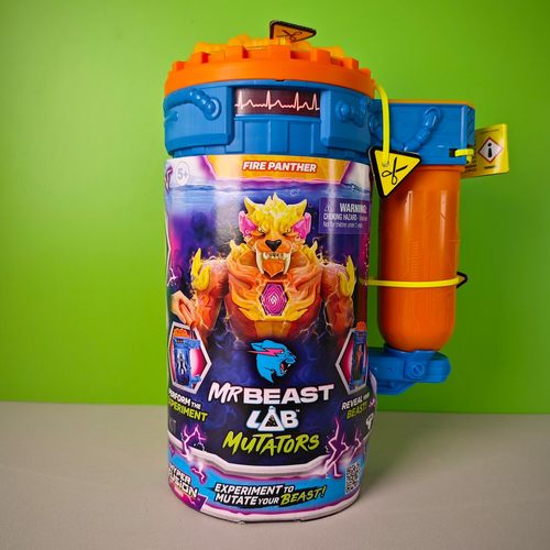 MrBeast Lab火焰豹Fire Panther试验舱科学怪人宝藏儿童盲盒玩具