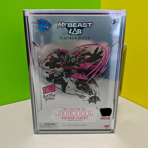 MrBeast Lab猛虎战神Tiger Battle Titan 试验舱儿童盲盒玩具
