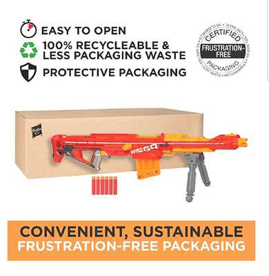 NERF全新拆封百夫长美版橙机