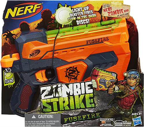 熔岩NERF热火发射器夜光碟僵尸