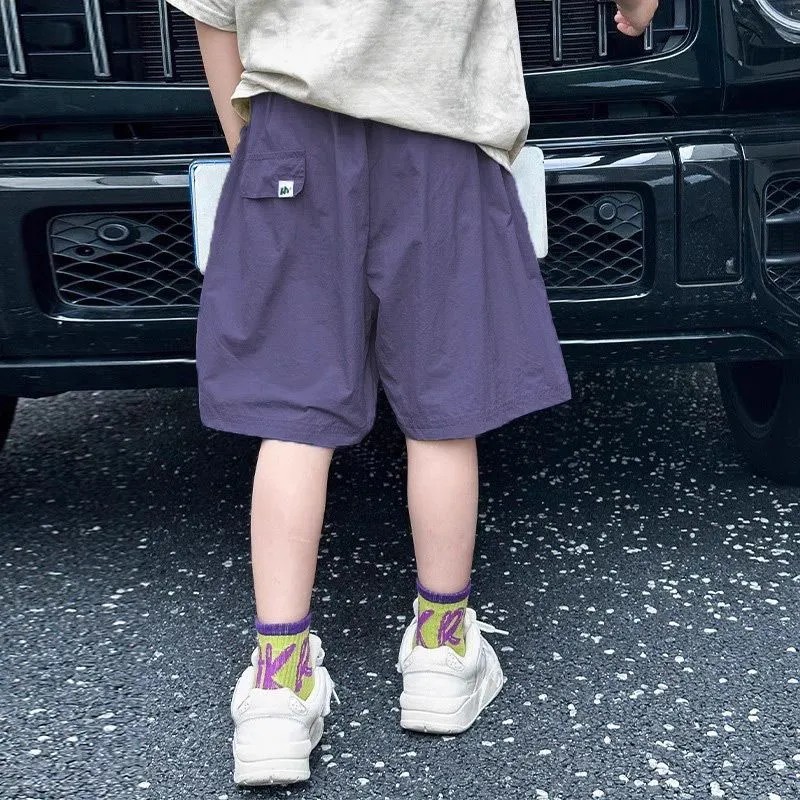 男童夏款裤子儿童短裤外穿小童夏季薄款男孩五分裤宝宝运动裤