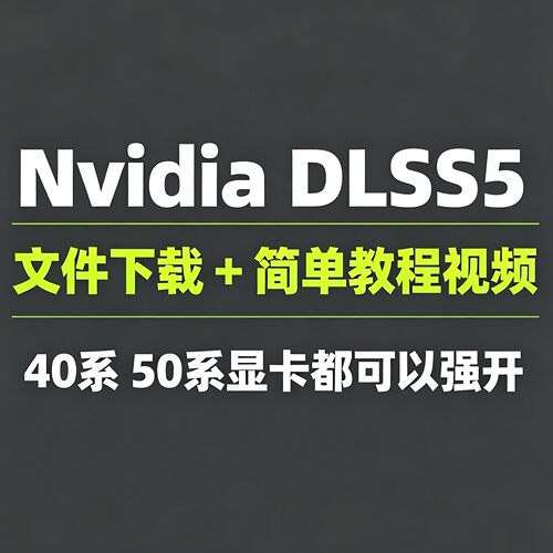 NVIDIADLSS5文件下载加视频教程