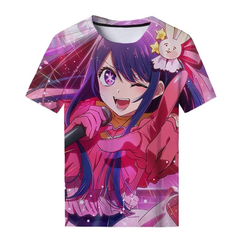 Oshi No Ko T-Shirts Anime Manga 3D Print Streetwear Men Wome