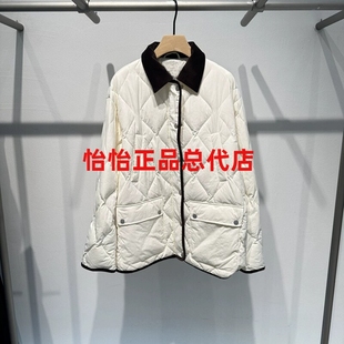 艾诺丝专柜国内正品代购2025冬新款白鸭绒羽绒服AR004121-1880