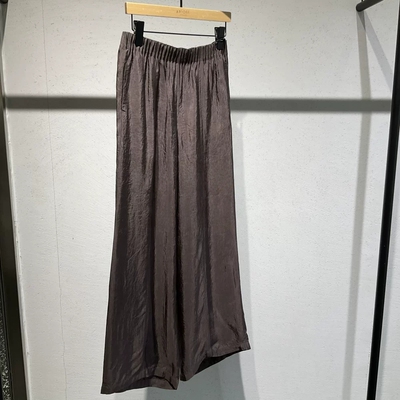艾诺丝女装正品2026夏装新款百搭休闲裤子醋酸直筒凉凉裤BR302176