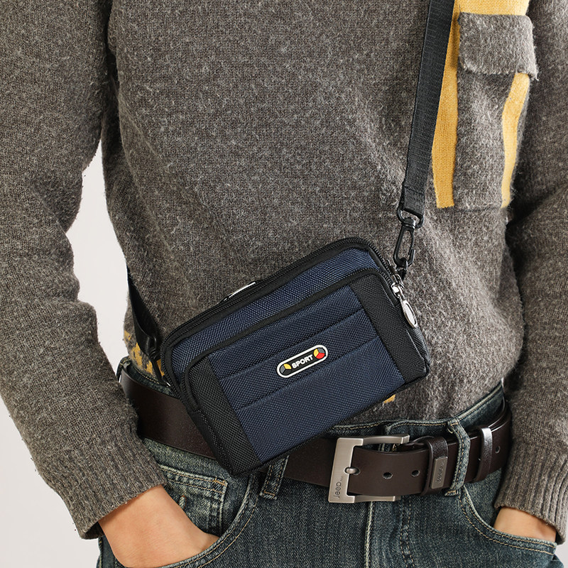 新款男士斜挎包多功能单肩ins潮牌腰包百搭运动包胸包横款多层,箱包皮具/热销女包/男包,男士包袋,淘宝优惠券,粉丝福利购,淘宝优惠卷