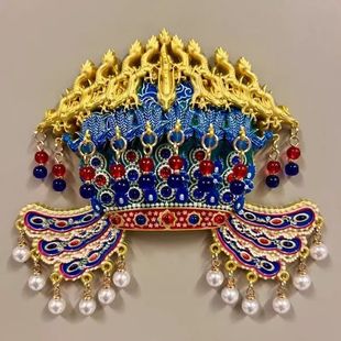 飾壁飾高顏值紀(jì)念禮物 國博鳳冠金屬冰箱貼北京孝端皇后九龍九鳳裝