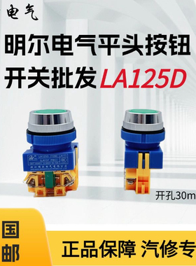 LA125D (Y090 LAY7) LAY37 PBC 汽配专用 自复位按钮 安装孔30mm