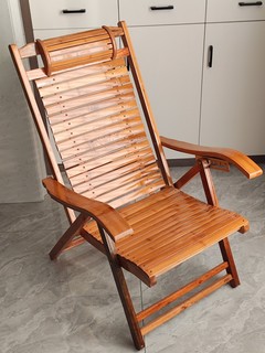 竹躺椅家用实木午休椅夏季沙滩椅折叠休闲老人椅老式阳台靠背凉椅