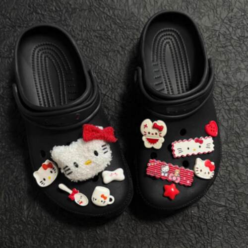 hellokitty鞋花鞋扣可拆卸卡扣