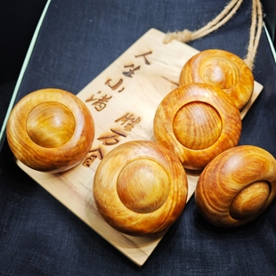 东北长白山北沉香琥珀木油透光手串松明子手球转运球把件装饰摆件