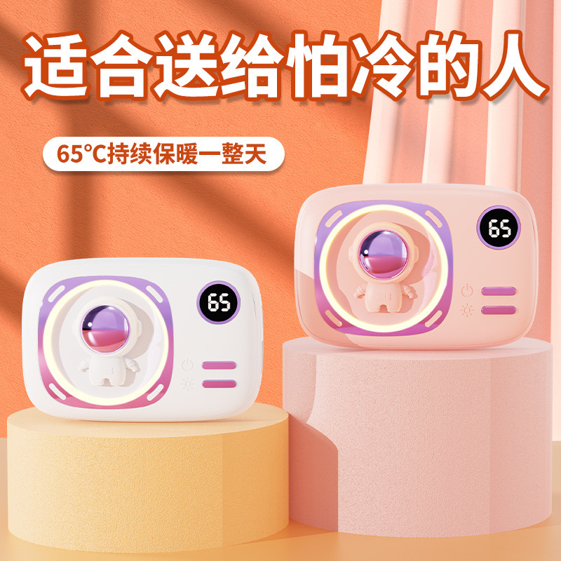 2025氛围灯二合一数显暖手宝充电迷你相机礼物日韩女生相机迷你