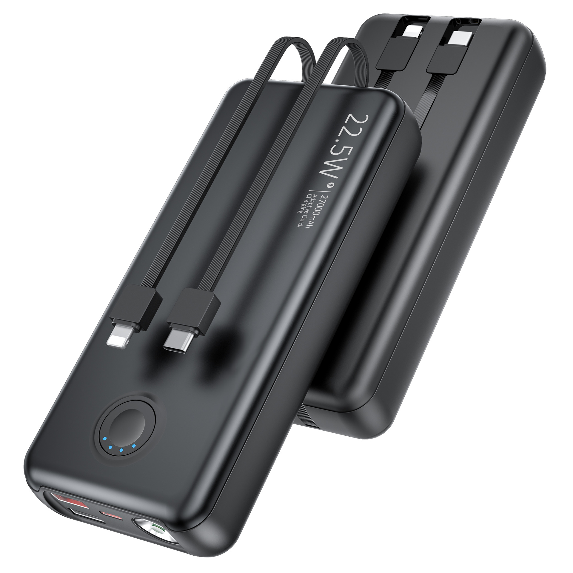 充电宝快充带线2万实标Portable